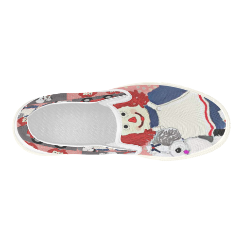 Raggedy Ann Women's Slip-on Canvas Shoes (Model 019)