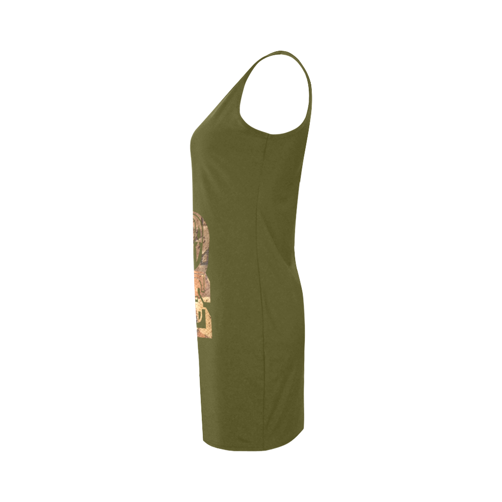 Snake Skin Love Medea Vest Dress (Model D06)