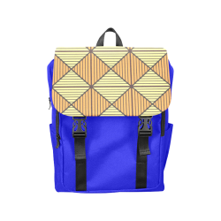 Geometric Triangle Pattern Casual Shoulders Backpack (Model 1623)