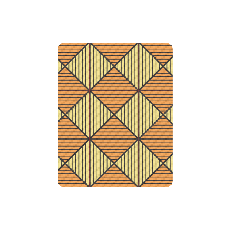 Geometric Triangle Pattern Rectangle Mousepad