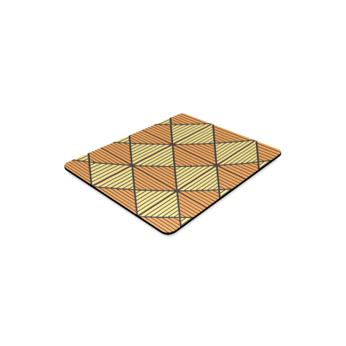 Geometric Triangle Pattern Rectangle Mousepad