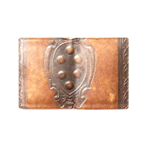 Faux leather Men's Leather Wallet (Model 1612)