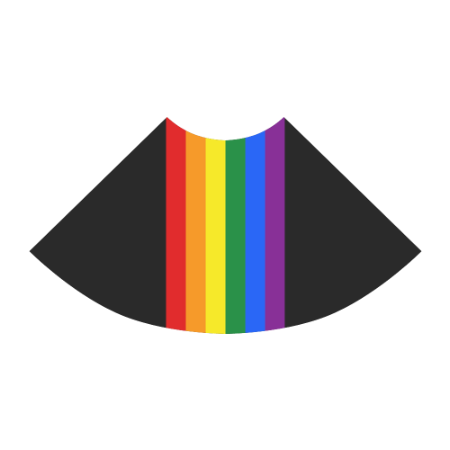 Gay Pride Rainbow Flag Stripes Atalanta Sundress (Model D04)