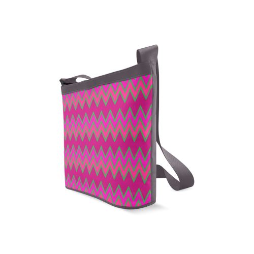 Chevron Colours QQ Crossbody Bags (Model 1613)