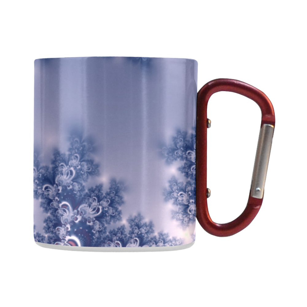Purple Frost Fractal Classic Insulated Mug(10.3OZ)
