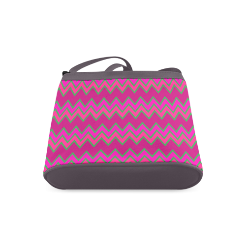 Chevron Colours QQ Crossbody Bags (Model 1613)