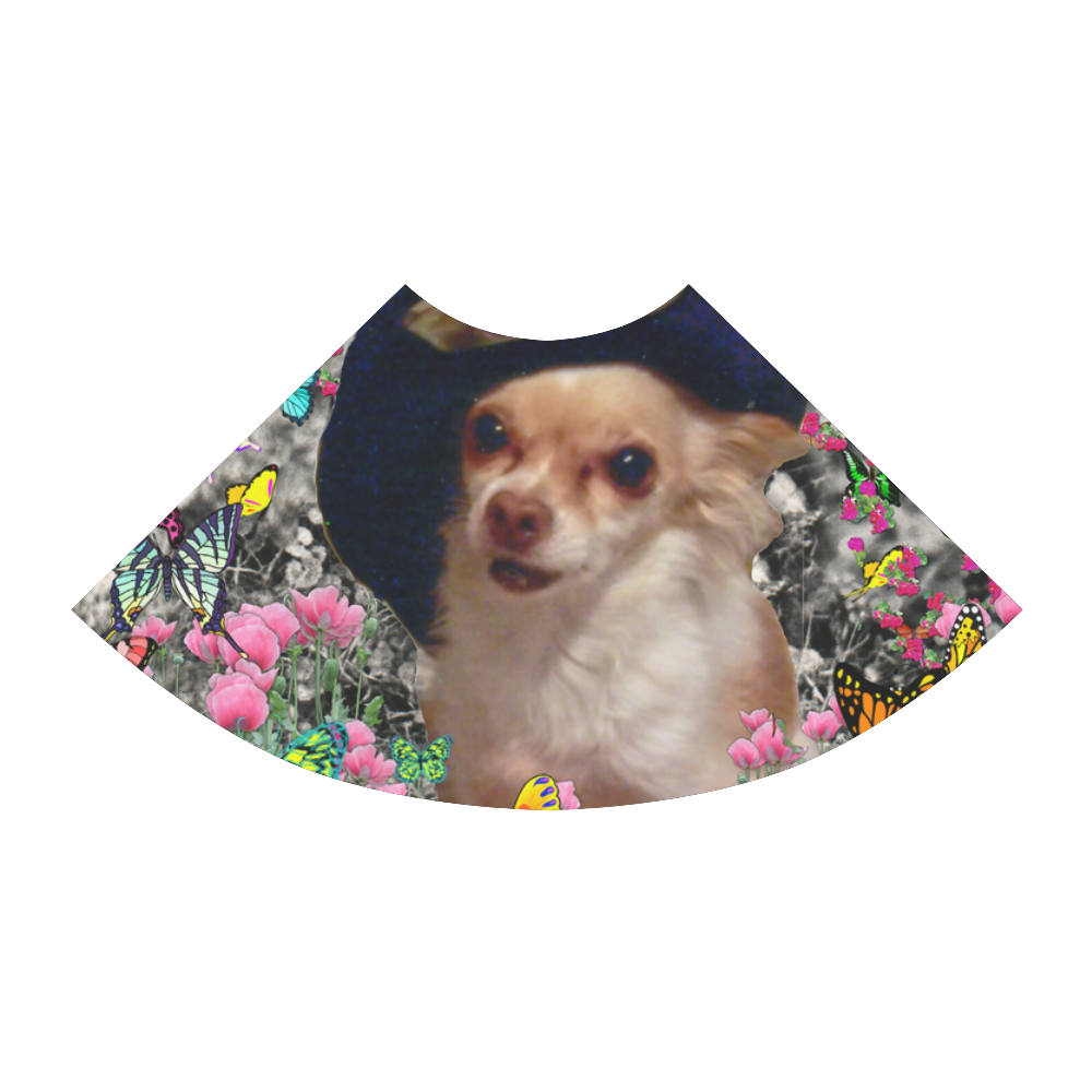 Chi Chi in Yellow Butterflies, Chihuahua Puppy Dog Atalanta Sundress (Model D04)