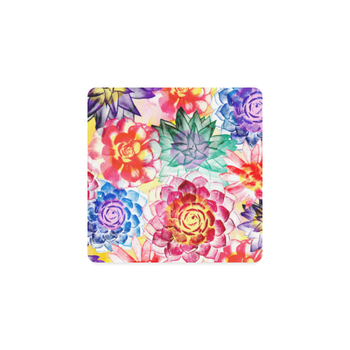 Succulents Square Coaster