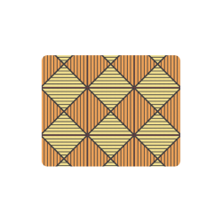 Geometric Triangle Pattern Rectangle Mousepad