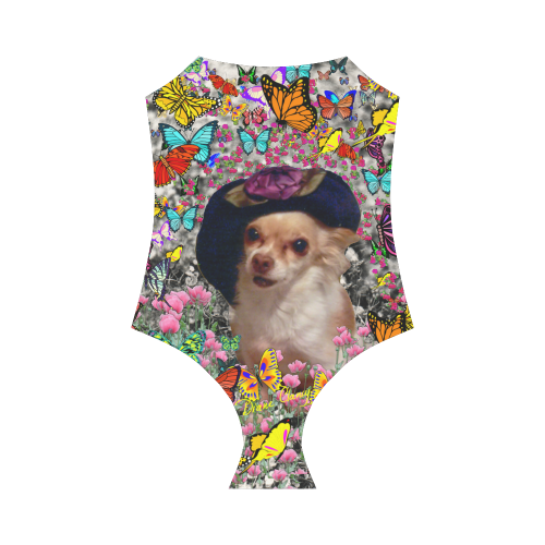 Chi Chi in Yellow Butterflies, Chihuahua Puppy Dog Strap Swimsuit ( Model S05)