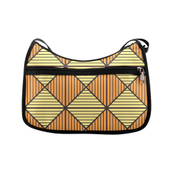 Geometric Triangle Pattern Crossbody Bags (Model 1616)