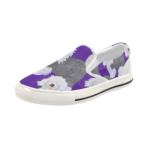 magestic Women's Slip-on Canvas Shoes (Model 019)