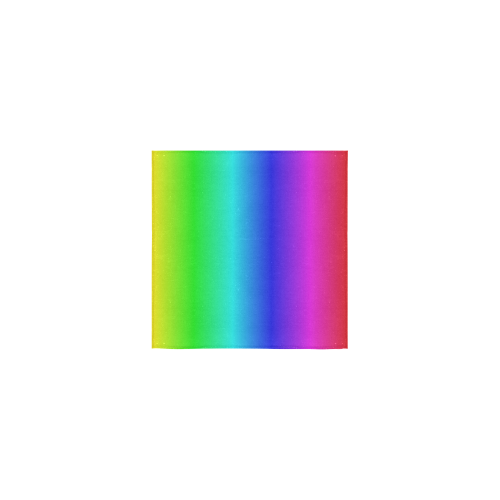 Crayon Box Ombre Rainbow Square Towel 13“x13”