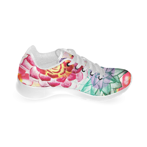 Succulents Women’s Running Shoes (Model 020)