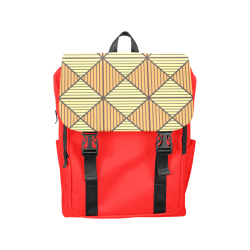 Geometric Triangle Pattern Casual Shoulders Backpack (Model 1623)
