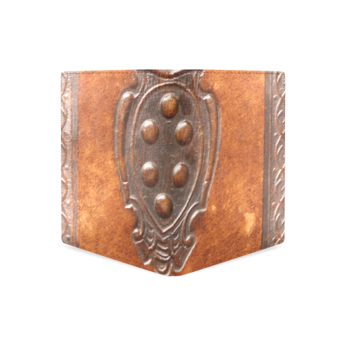 Faux leather Men's Leather Wallet (Model 1612)