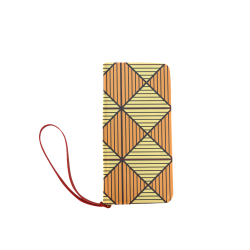 Geometric Triangle Pattern Women's Clutch Wallet (Model 1637)