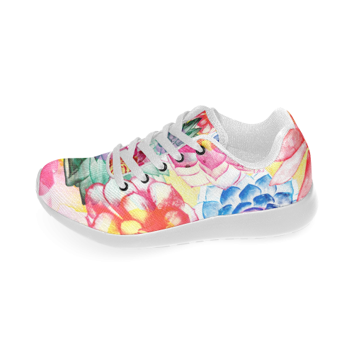 Succulents Women’s Running Shoes (Model 020)