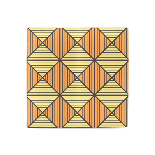 Geometric Triangle Pattern Women's Leather Wallet (Model 1611)