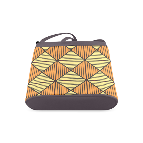 Geometric Triangle Pattern Crossbody Bags (Model 1613)