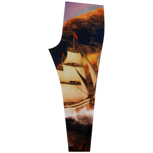 Fantasy seascape Cassandra Women's Leggings (Model L01)