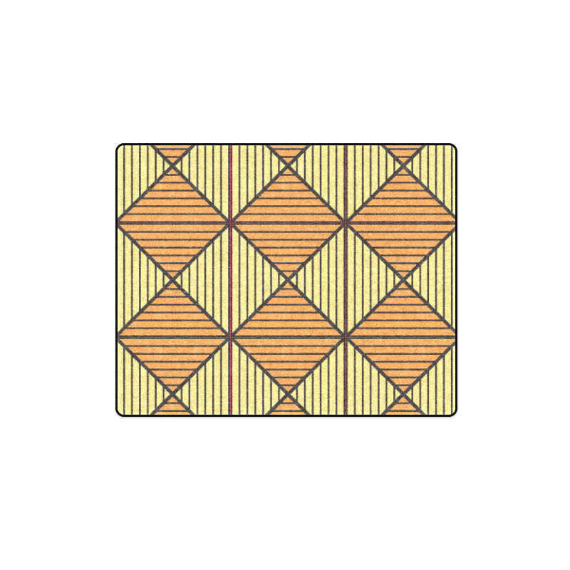 Geometric Triangle Pattern Blanket 40"x50"