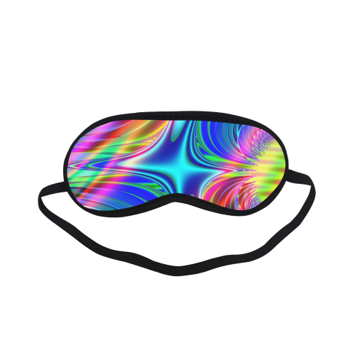 Rainbow Splash Fractal Sleeping Mask