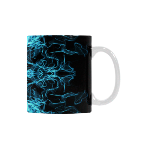 Blue SILK Arts Fractal White Mug(11OZ)
