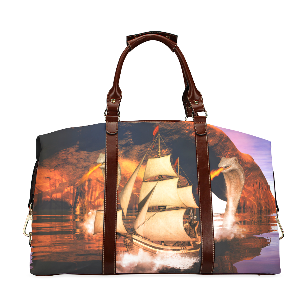 Fantasy seascape Classic Travel Bag (Model 1643)