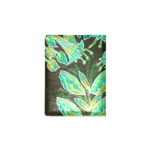 Irish Garden, Lime Green Flowers Dance in Joy Custom NoteBook B5