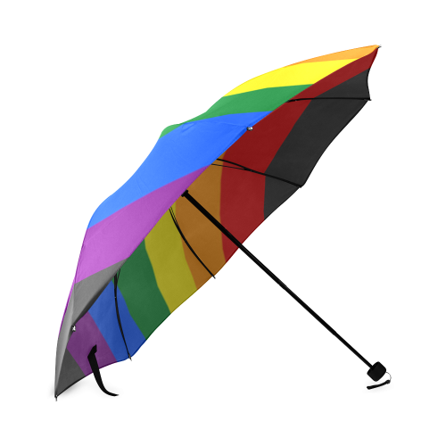Gay Pride Rainbow Flag Stripes Foldable Umbrella (Model U01)