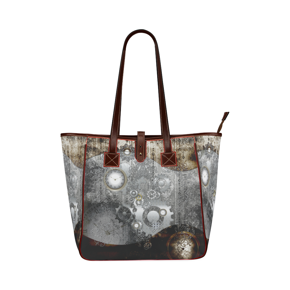 Steampunk in vintage design Classic Tote Bag (Model 1644)