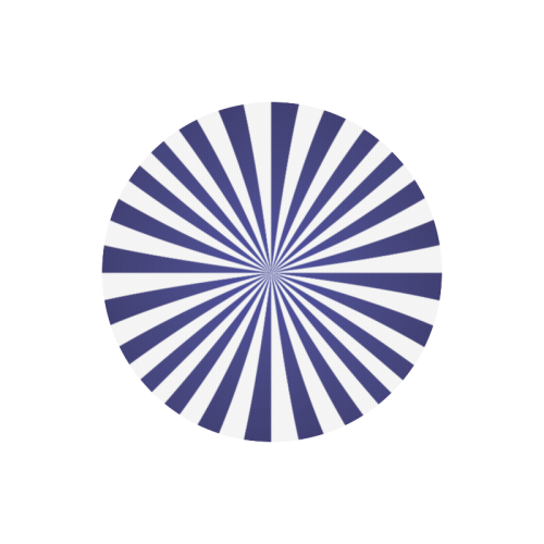Blue Spiral Round Mousepad
