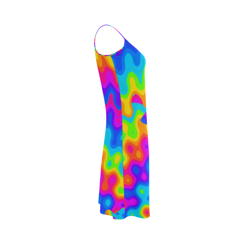 Amazing Acid Rainbow Alcestis Slip Dress (Model D05)