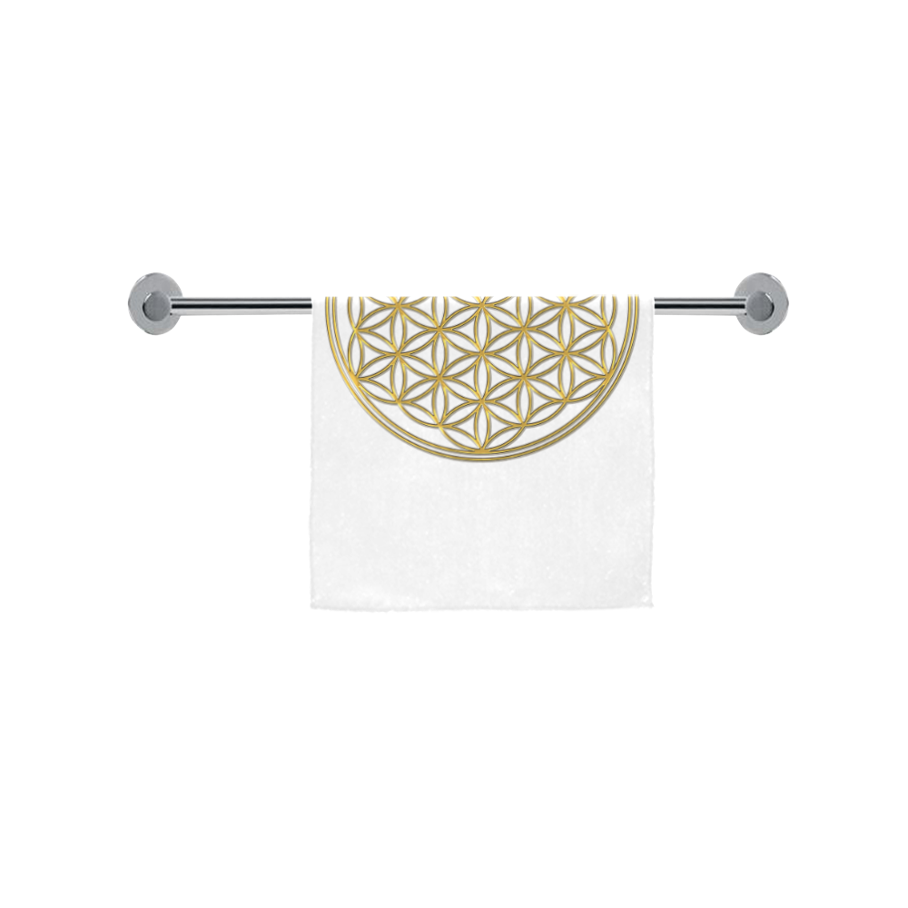 FLOWER OF LIFE gold Custom Towel 16"x28"