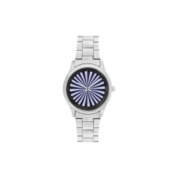 Blue Spiral Men's Stainless Steel Watch(Model 104)