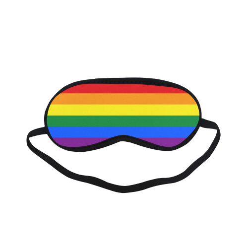 Gay Pride Rainbow Flag Stripes Sleeping Mask