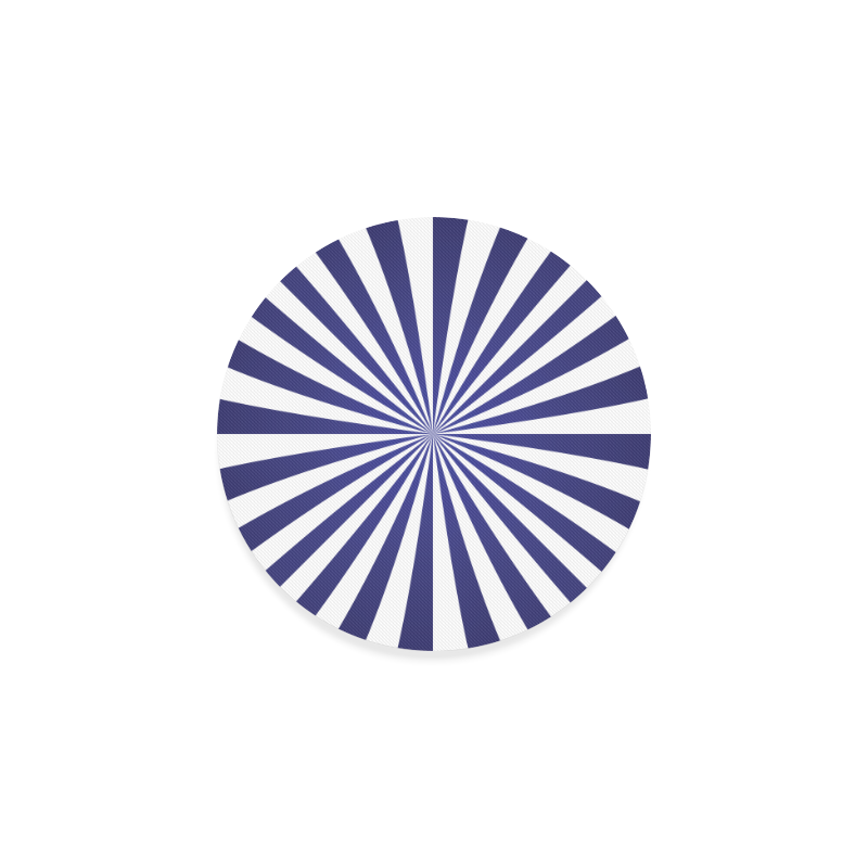 Blue Spiral Round Coaster