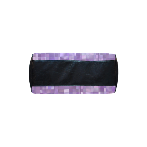 Purple Pearl Mosaic Boston Handbag (Model 1621)