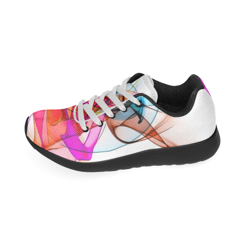 Summer Color Pattern by Nico Bielow Women’s Running Shoes (Model 020)