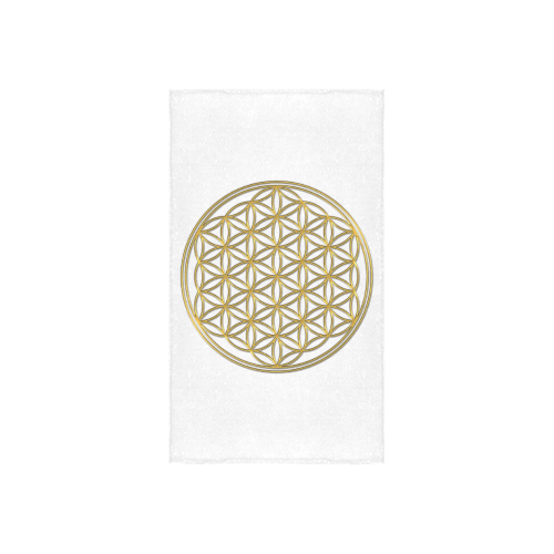 FLOWER OF LIFE gold Custom Towel 16"x28"