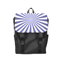 Blue Spiral Casual Shoulders Backpack (Model 1623)