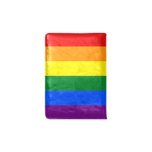 Gay Pride Rainbow Flag Stripes Custom NoteBook A5