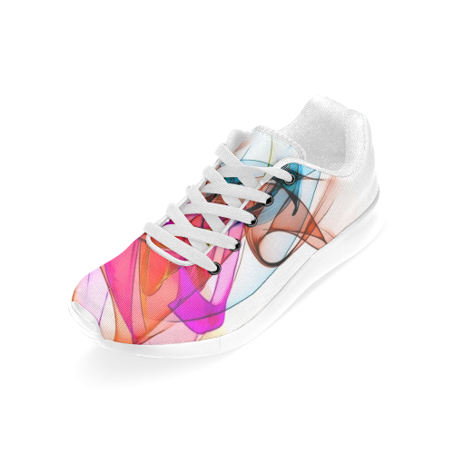 Summer Color Pattern by Nico Bielow Women’s Running Shoes (Model 020)