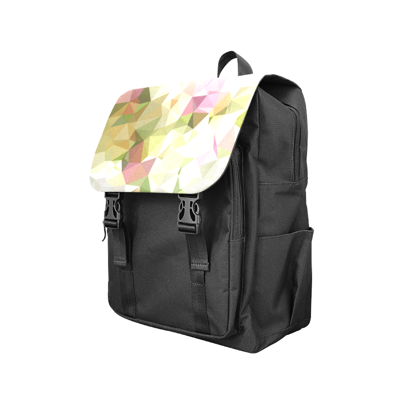 Low Poly Pastel Casual Shoulders Backpack (Model 1623)