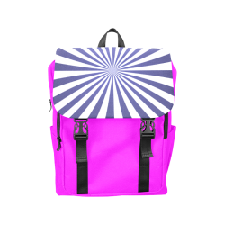 Blue Spiral Casual Shoulders Backpack (Model 1623)