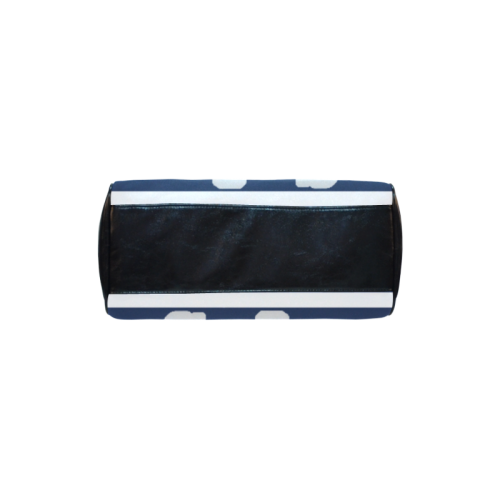 Whimzy Stripes-blue Boston Handbag (Model 1621)