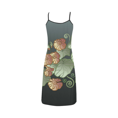 Art Nouveau Garden Alcestis Slip Dress (Model D05)