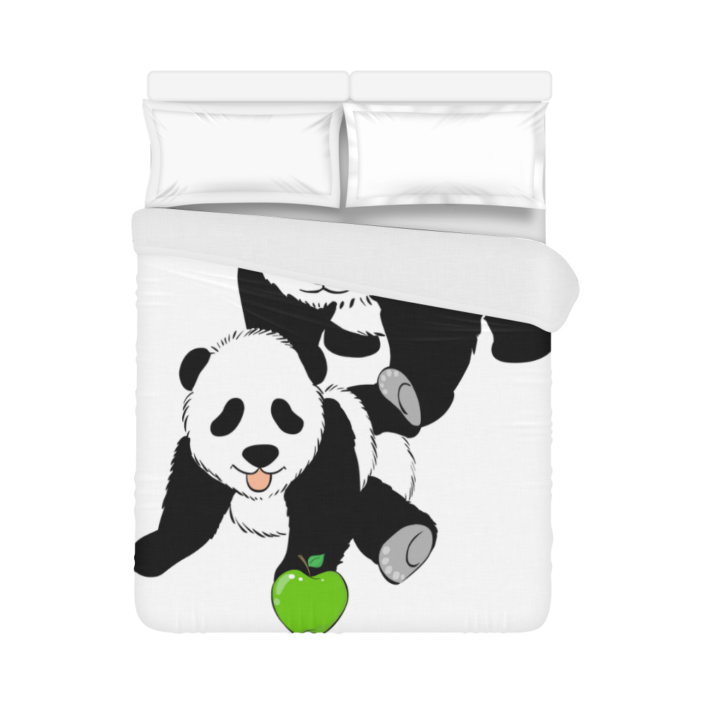 Mother and Baby Panda Duvet Cover 86"x70" ( All-over-print)