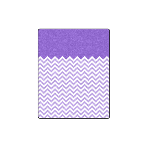 HIPSTER zigzag chevron pattern white Blanket 40"x50"